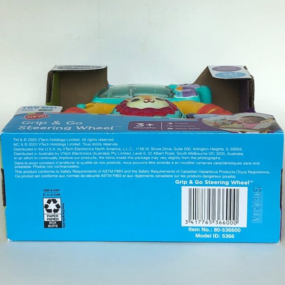 Brand New 🚗Vtech Grip & Go Steering Wheel-English Version 3–24 months - Picture 11 of 11